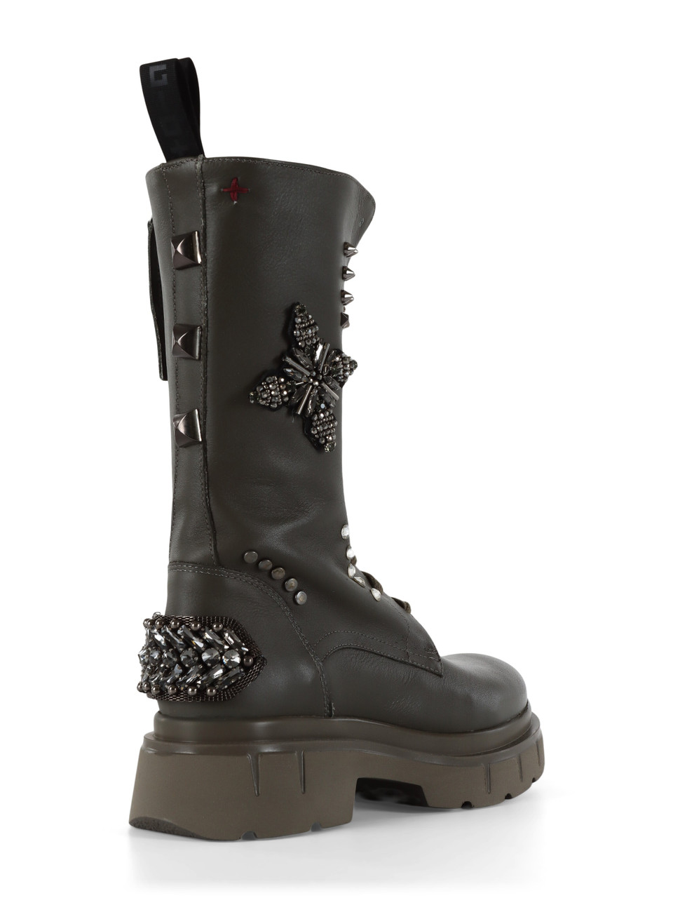 VERDE MILITARE | Stivaletti in pelle CORA12A