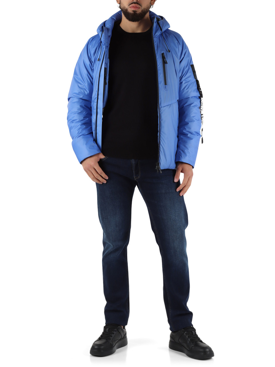 NERO | Maglia girocollo LUMEN Flex Knit