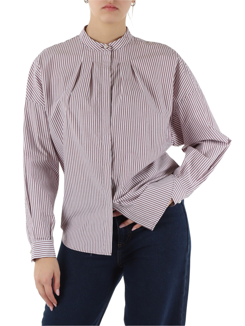 A RIGHE | Camicia in cotone POP STRIPES