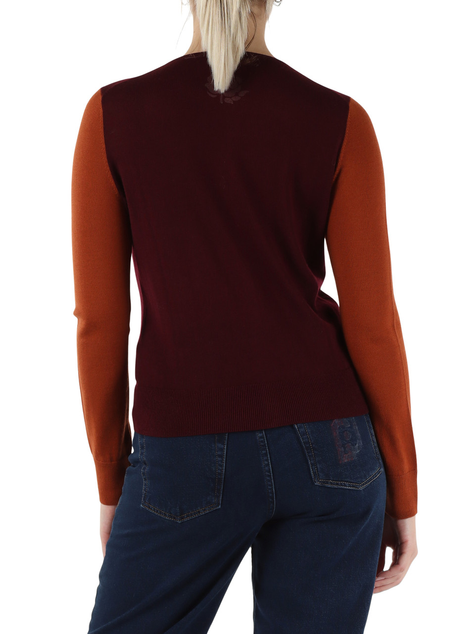 MERLOT | Cardigan COLOURS OF THE WORLD in lana