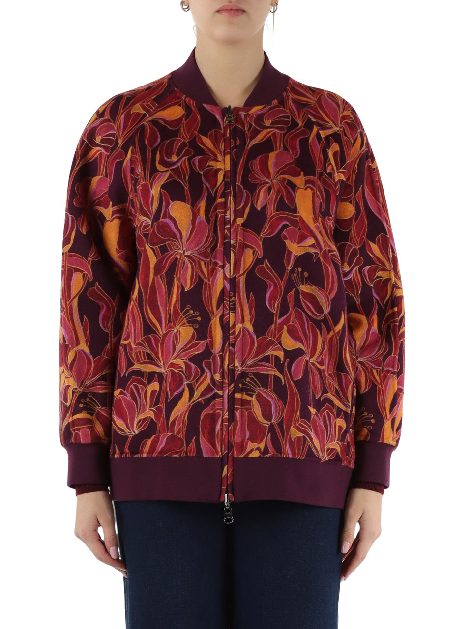 BORDEAUX | Giacca bomber reversibile DOUBLE TROUBLE