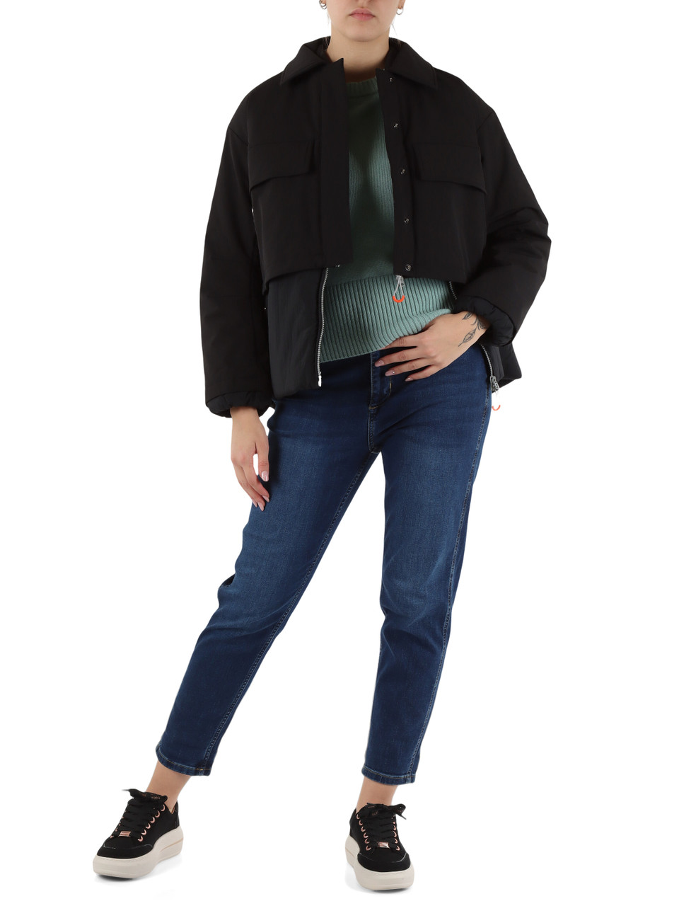 NERO | Giubbotto CALA BMAT con imbottitura Sorona Aura