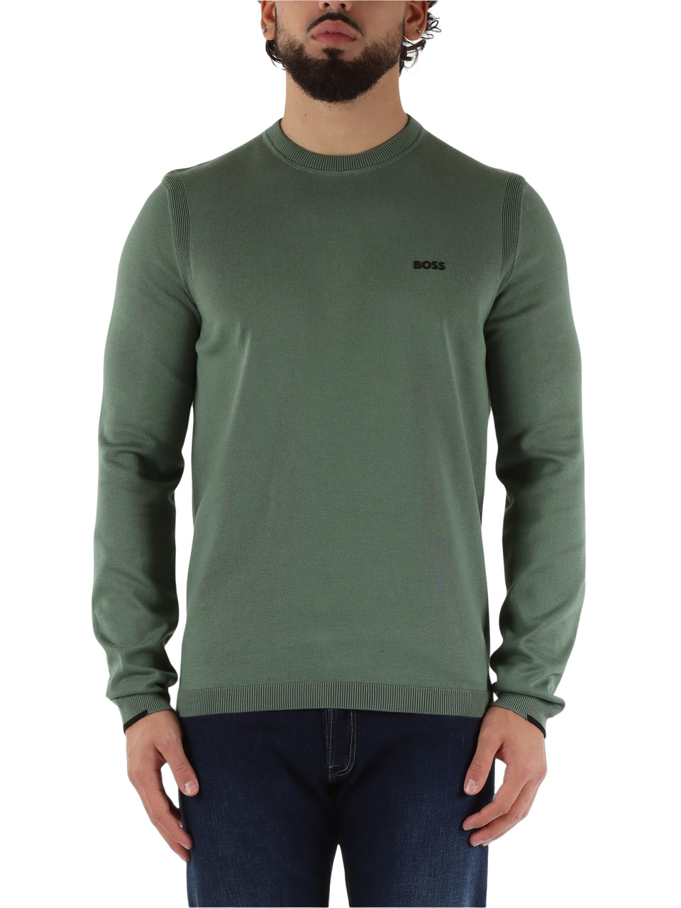 VERDE | Maglia girocollo EVER-X Comfort Cotton