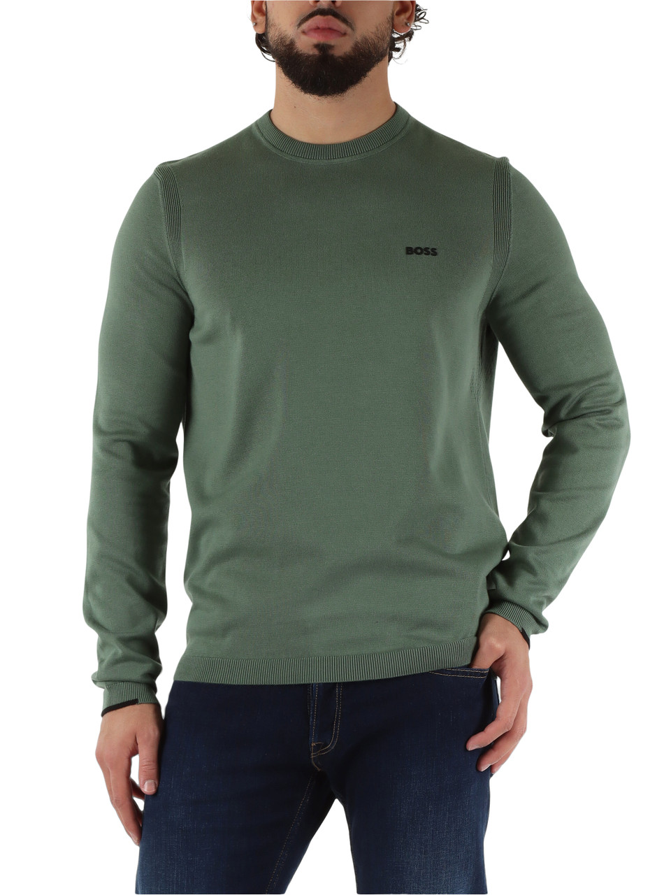VERDE | Maglia girocollo EVER-X Comfort Cotton