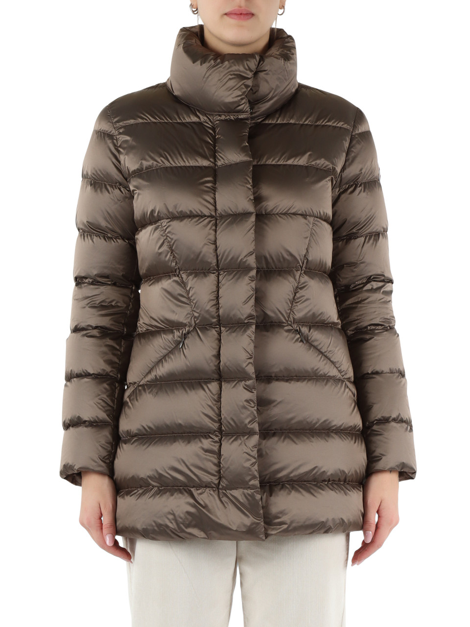 MARRONE | Piumino trapuntato DELUXE