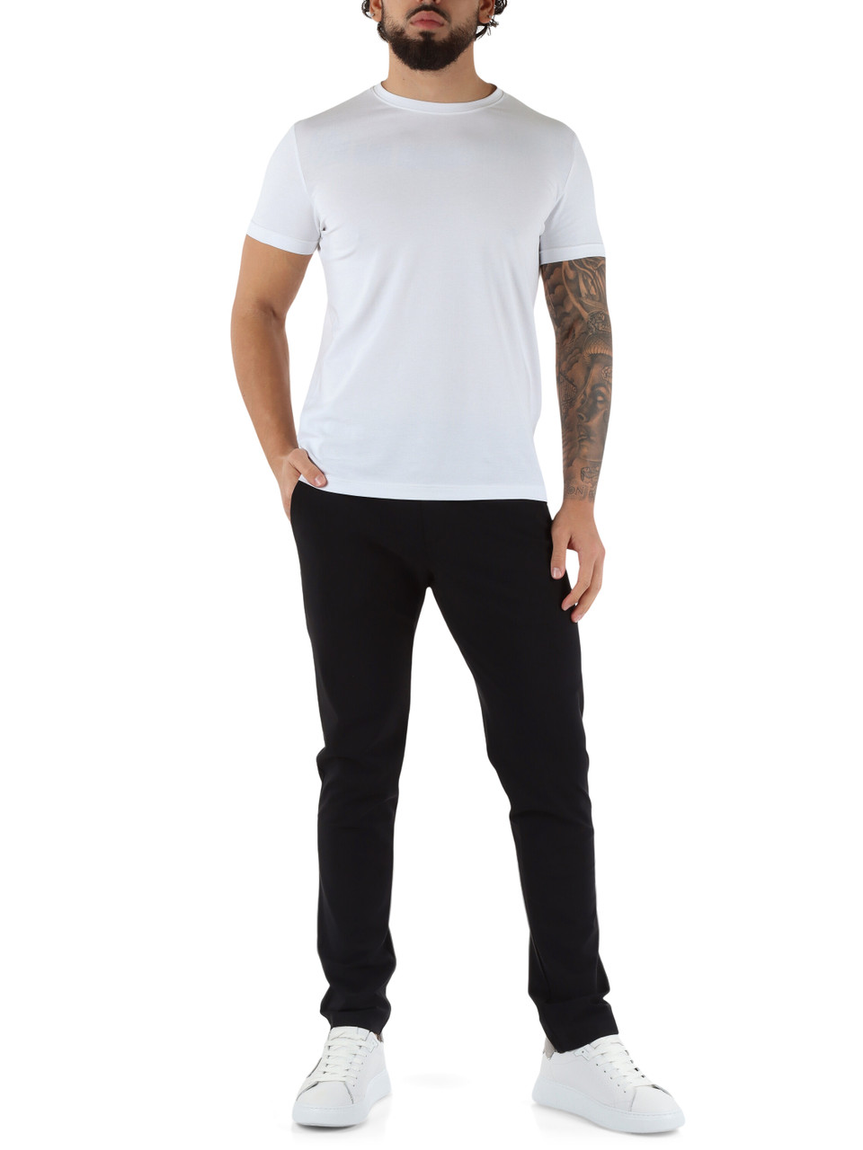 NERO | Pantalone in tessuto tecnico stretch SERGE MERIBEL NERO | Pantalone in tessuto tecnico stretch SERGE MERIBEL