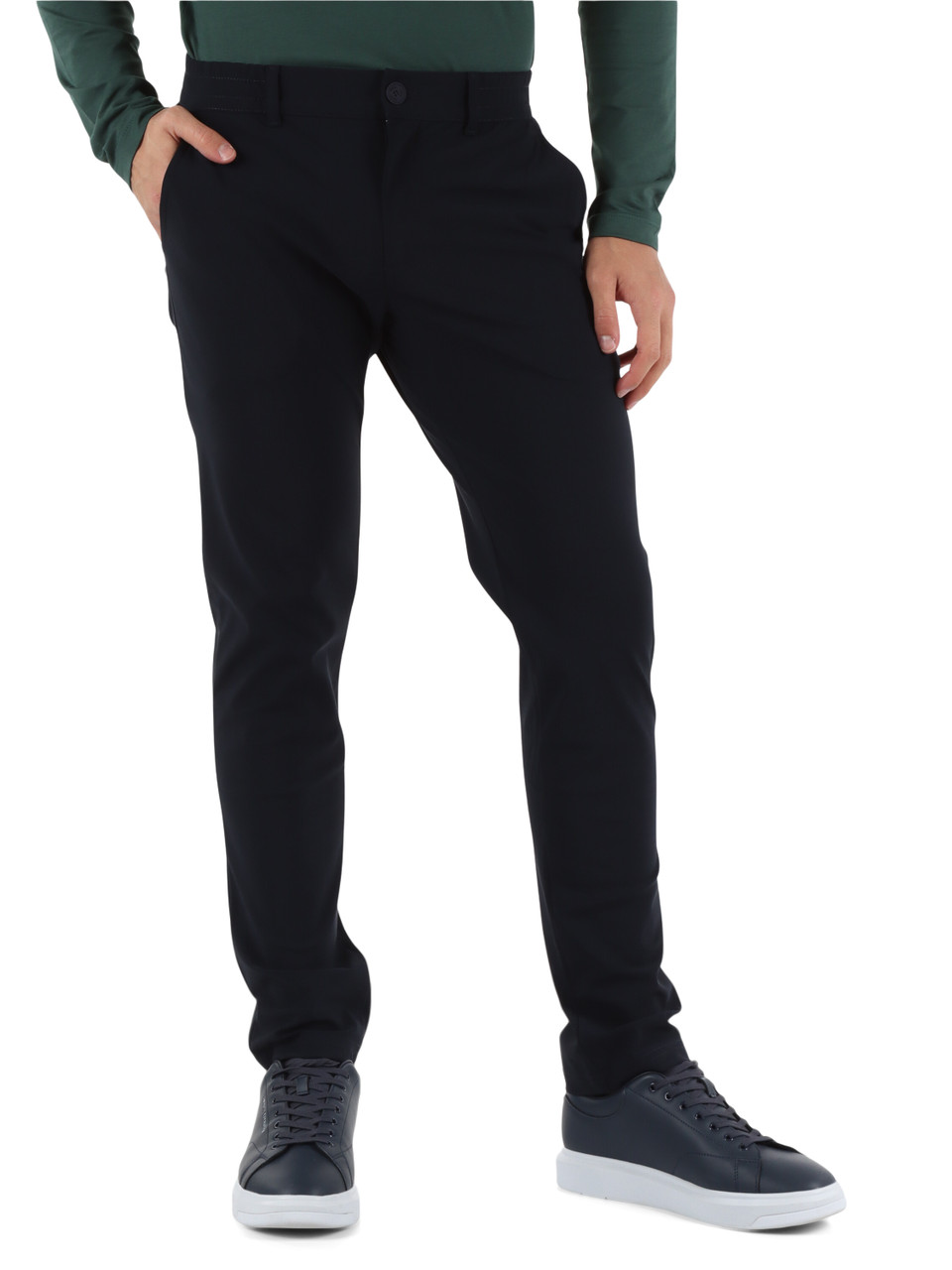 BLU SCURO | Pantalone in tessuto tecnico stretch SERGE MERIBEL BLU SCURO | Pantalone in tessuto tecnico stretch SERGE MERIBEL