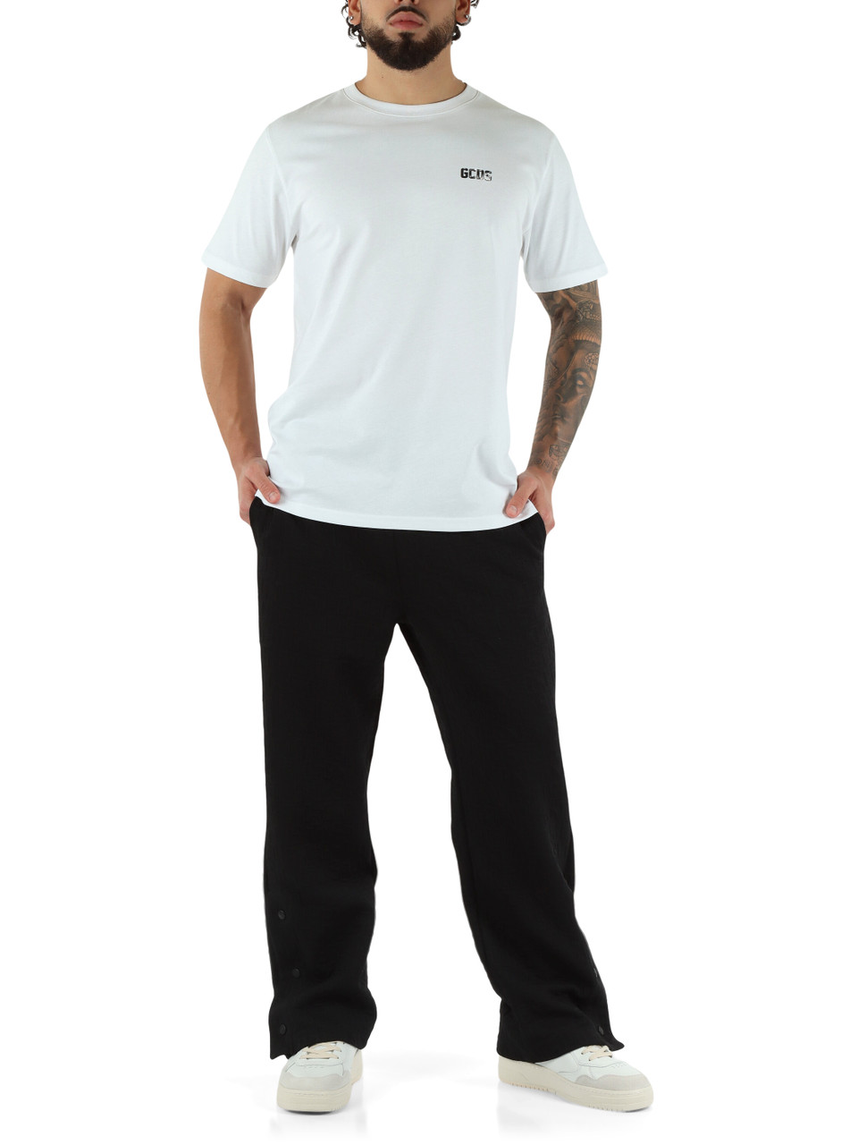 BIANCO | T-shirt in cotone regular fit con scritta logo BIANCO | T-shirt in cotone regular fit con scritta logo
