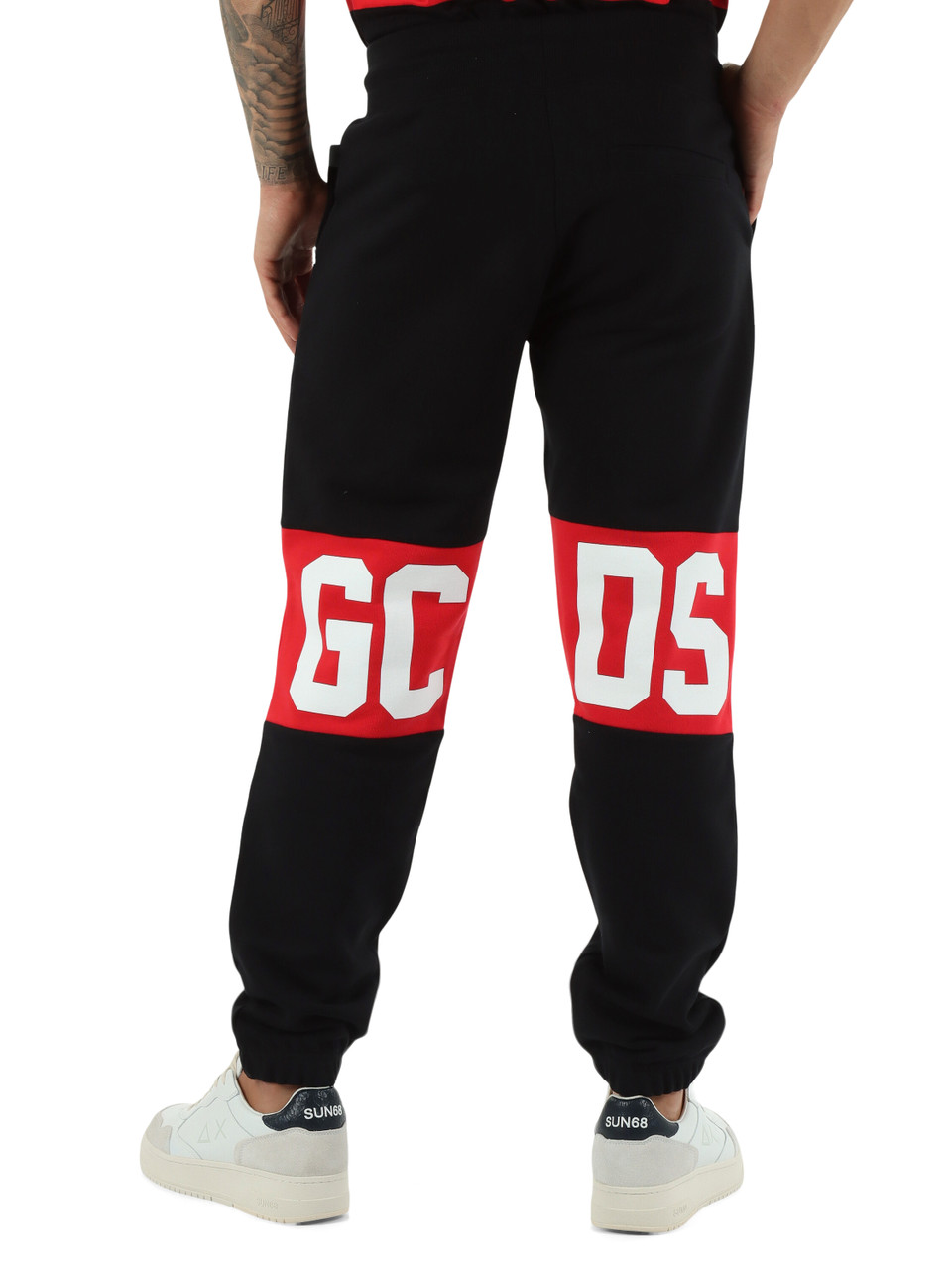 NERO | Pantalone sportivo in cotone garzato NERO | Pantalone sportivo in cotone garzato