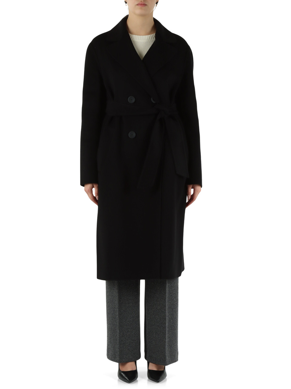 NERO | STUDIO: Cappotto doppiopetto CANNETI in lana e cashmere NERO | STUDIO: Cappotto doppiopetto CANNETI in lana e cashmere