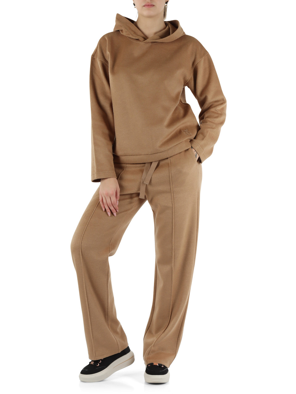 BEIGE | WEEKEND: Felpa in jersey drap OSCURI BEIGE | WEEKEND: Felpa in jersey drap OSCURI