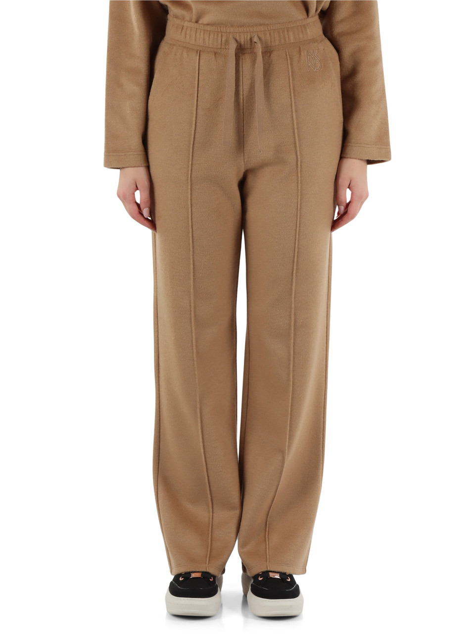 BEIGE | WEEKEND: Pantaloni sportivi in jersey drap SPONDA BEIGE | WEEKEND: Pantaloni sportivi in jersey drap SPONDA