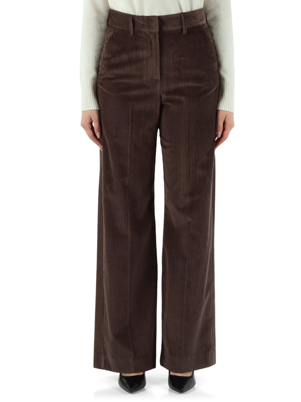 MARRONE | WEEKEND: Pantalone in velluto a coste TANIA MARRONE | WEEKEND: Pantalone in velluto a coste TANIA