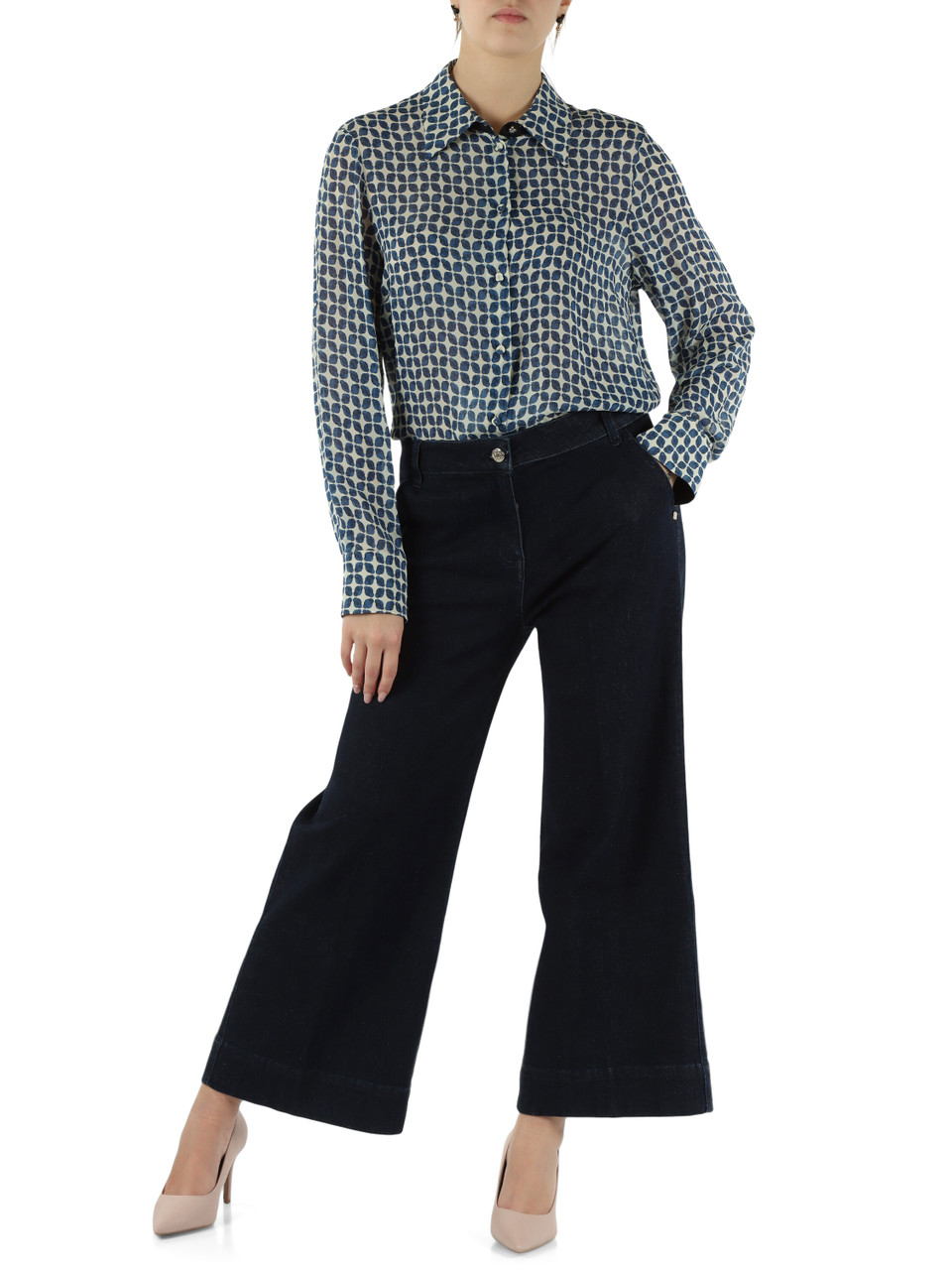 BLU | Camicia in georgette di viscosa BLU | Camicia in georgette di viscosa