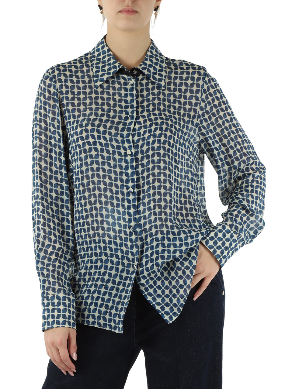 BLU | Camicia in georgette di viscosa BLU | Camicia in georgette di viscosa