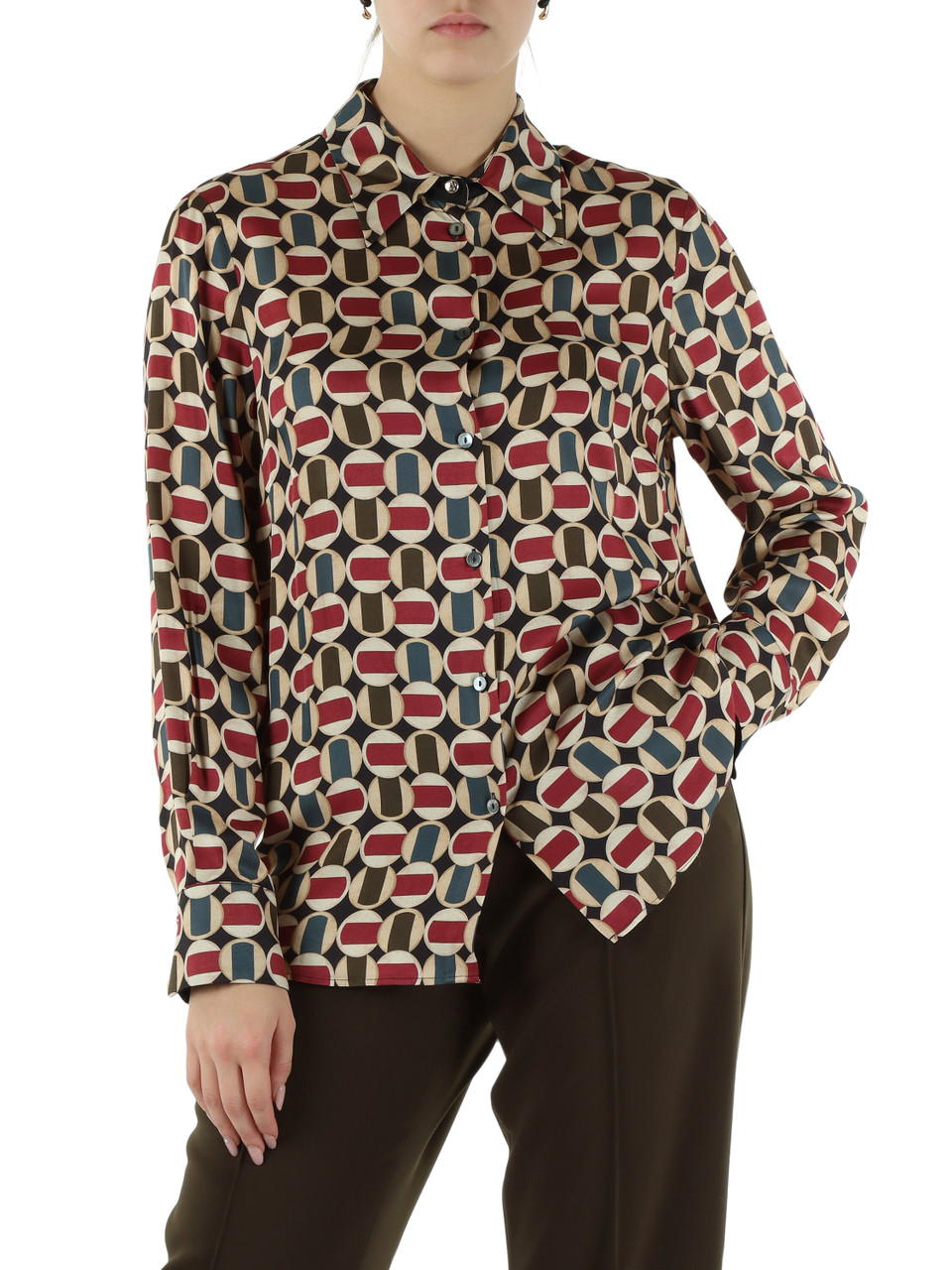 MULTICOLOR | Camicia in twill di viscosa MULTICOLOR | Camicia in twill di viscosa