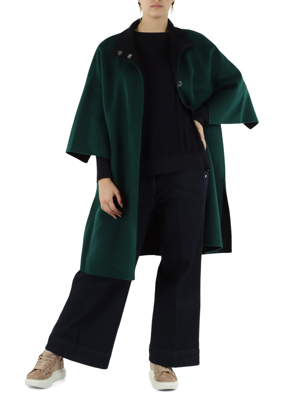 BLU SCURO | Maglia in lana soft touch BLU SCURO | Maglia in lana soft touch