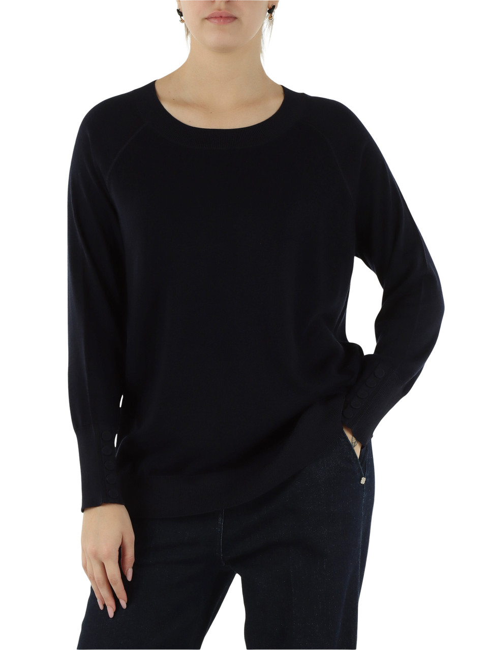 BLU SCURO | Maglia in lana soft touch BLU SCURO | Maglia in lana soft touch