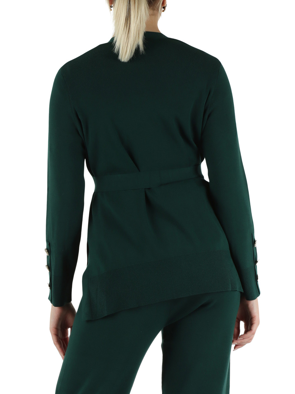 VERDE | Cardigan in misto viscosa con cintura VERDE | Cardigan in misto viscosa con cintura