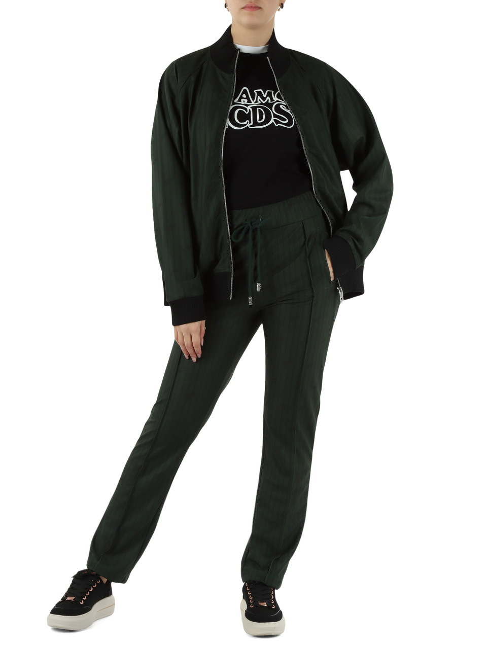 VERDE SCURO | Pantaloni sportivi in triacetato VERDE SCURO | Pantaloni sportivi in triacetato