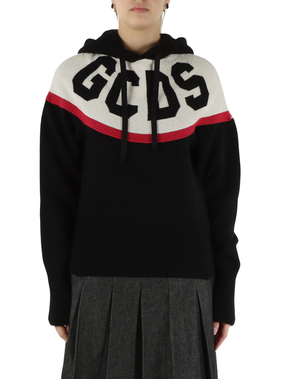 NERO | Maglia in misto lana con cappuccio NERO | Maglia in misto lana con cappuccio