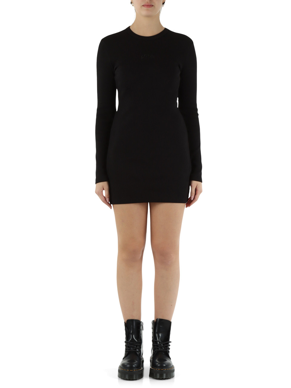 NERO | Mini abito a costine Essentials in cotone stretch NERO | Mini abito a costine Essentials in cotone stretch