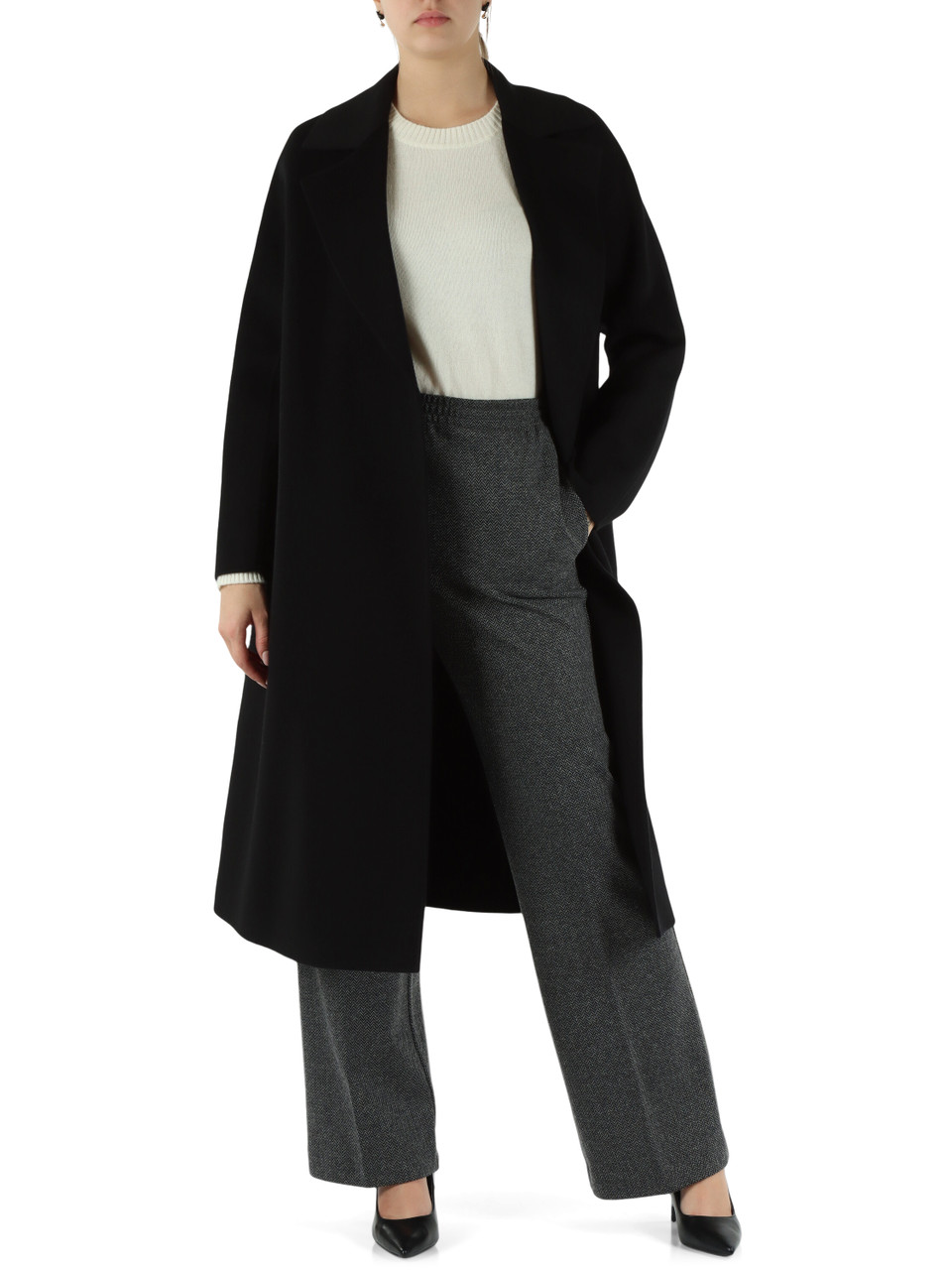 NERO | STUDIO: Cappotto CLES in lana vergine, cashmere e seta NERO | STUDIO: Cappotto CLES in lana vergine, cashmere e seta