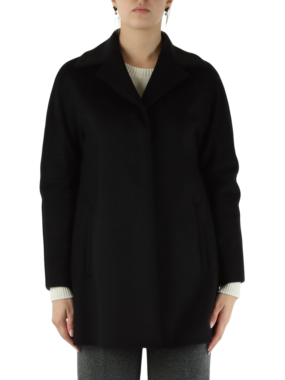 NERO | STUDIO: Cappotto in lana vergine BELIZE NERO | STUDIO: Cappotto in lana vergine BELIZE