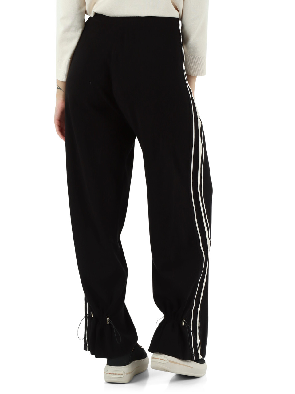 NERO | Pantaloni ampi in misto viscosa NERO | Pantaloni ampi in misto viscosa