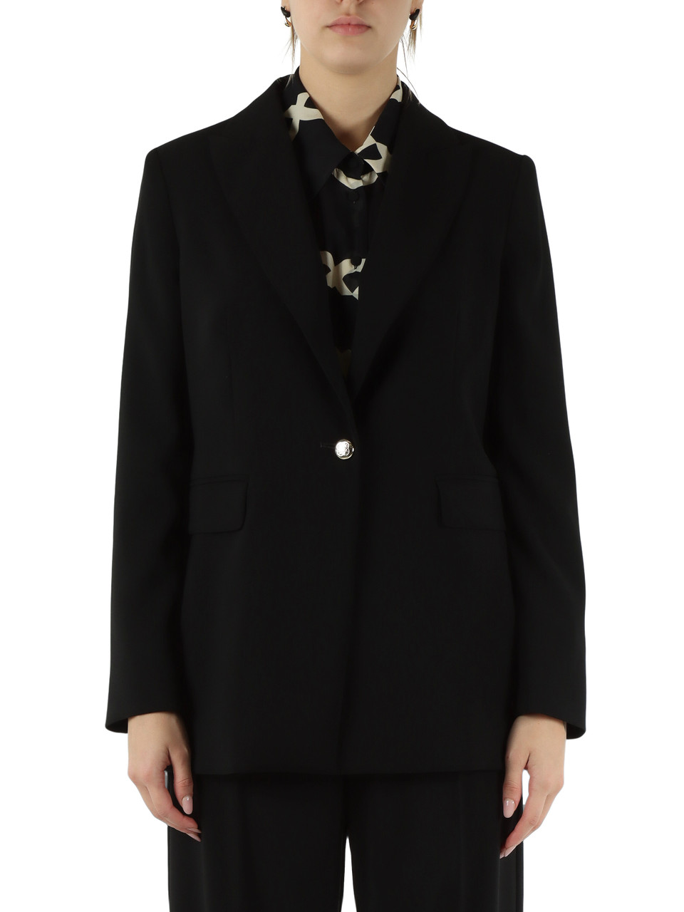 NERO | Giacca monopetto in crepe NERO | Giacca monopetto in crepe