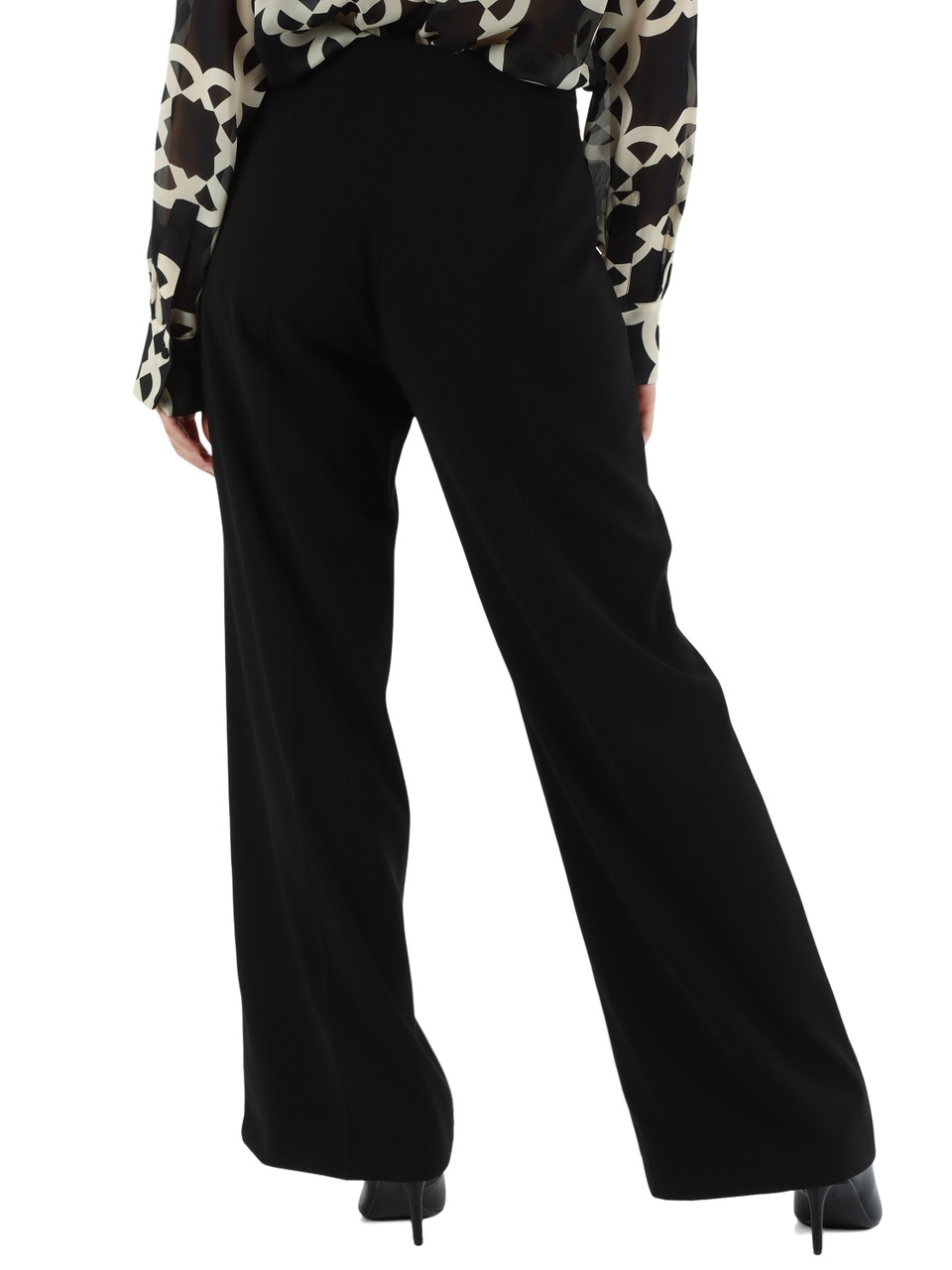 NERO | Pantalone gamba larga in crepe stretch NERO | Pantalone gamba larga in crepe stretch