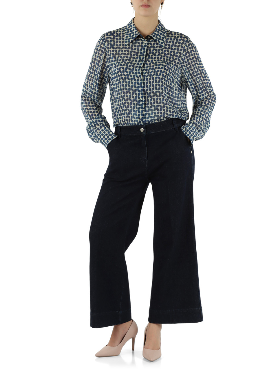 BLU | Pantalone jeans cropped MARY BLU | Pantalone jeans cropped MARY