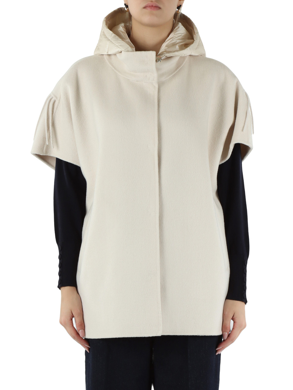 PANNA | Cappa in tessuto double di misto lana PANNA | Cappa in tessuto double di misto lana