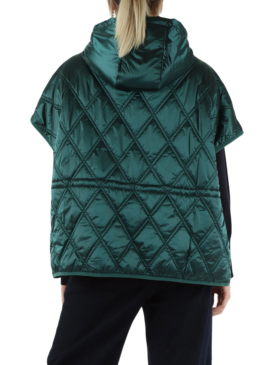 VERDE | Giacca maniche corte con imbottitura leggera VERDE | Giacca maniche corte con imbottitura leggera