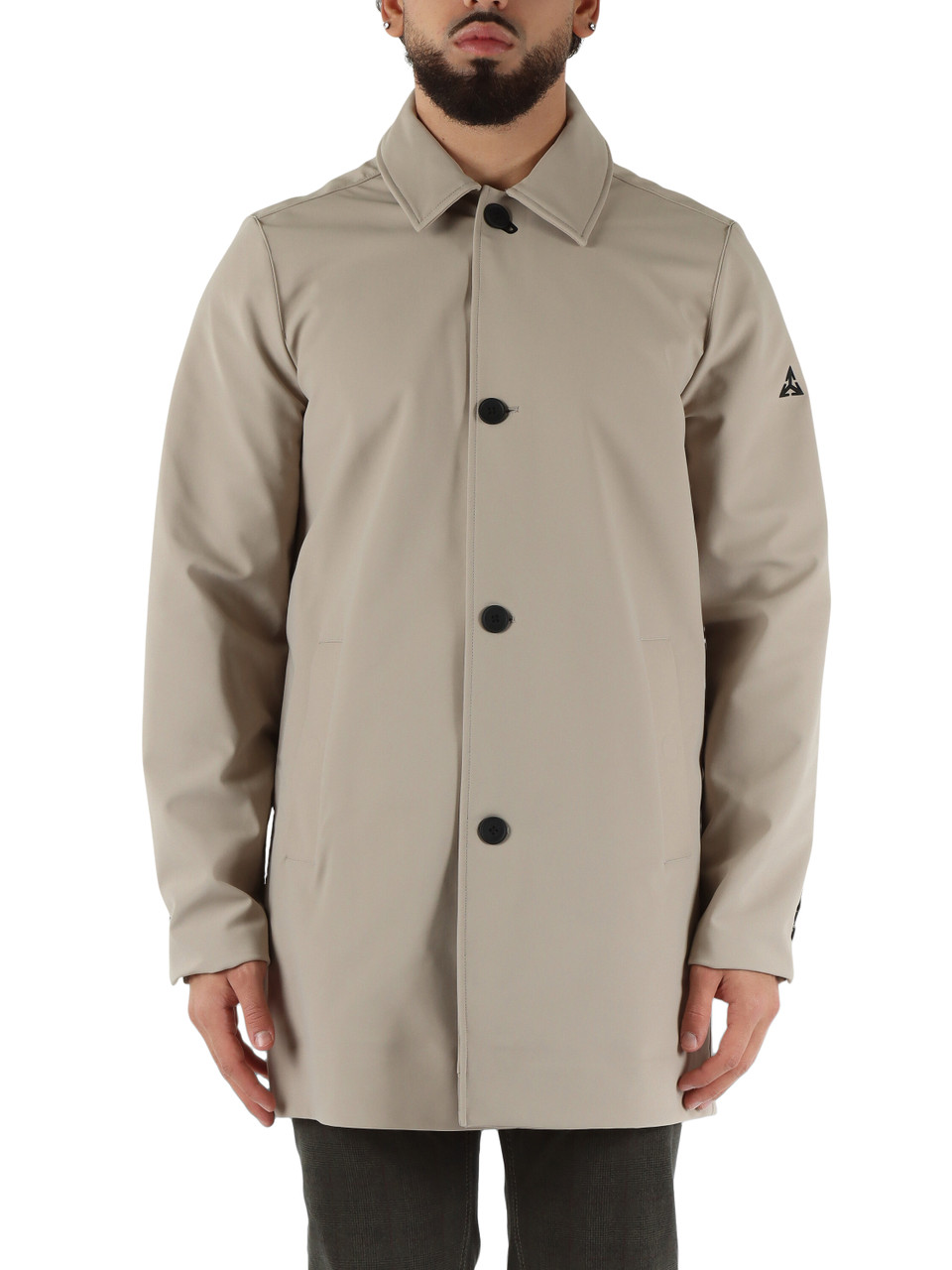 BEIGE | Giaccone VISTA HE9440014 con interno in misto lana