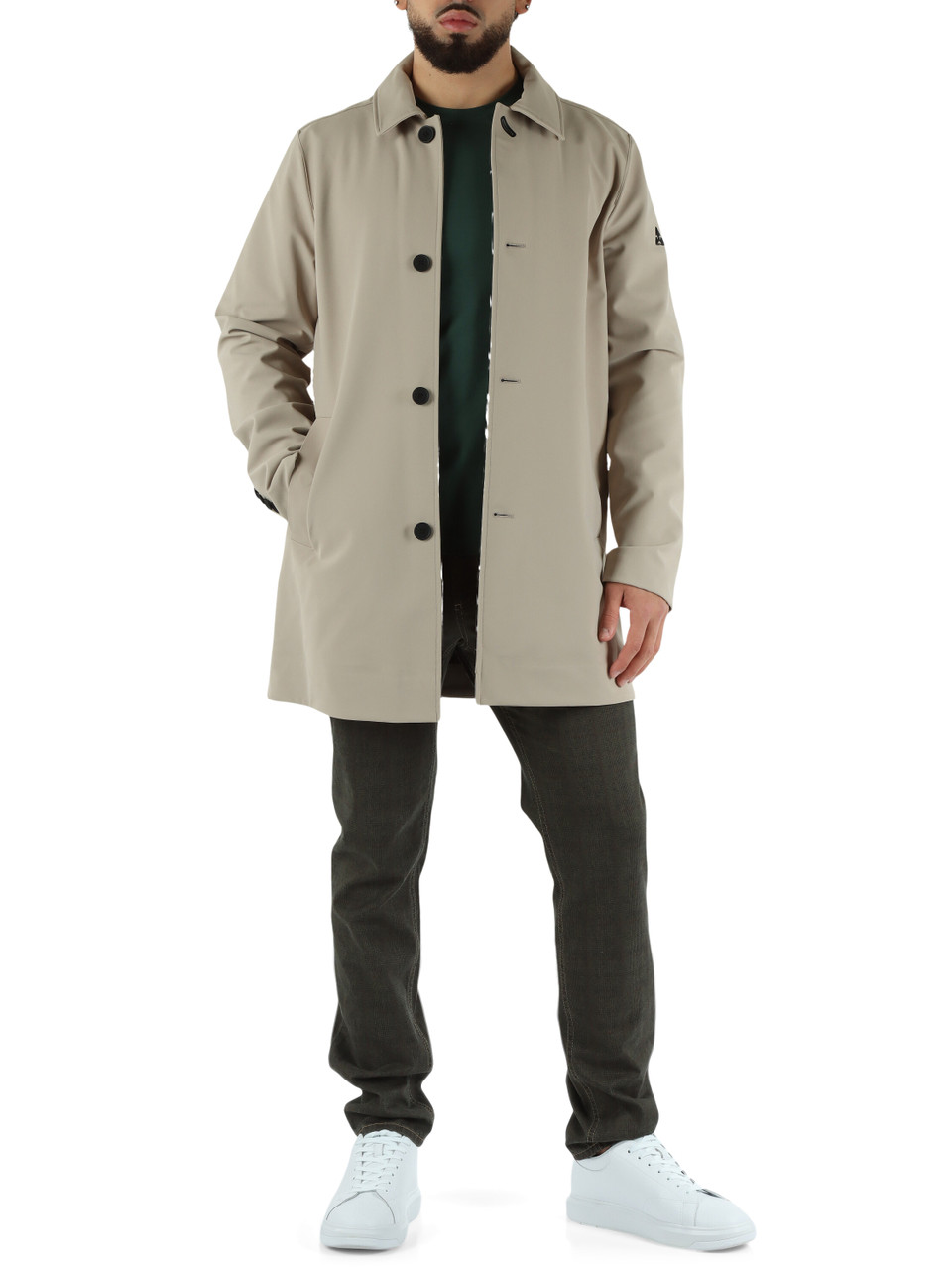 BEIGE | Giaccone VISTA HE9440014 con interno in misto lana