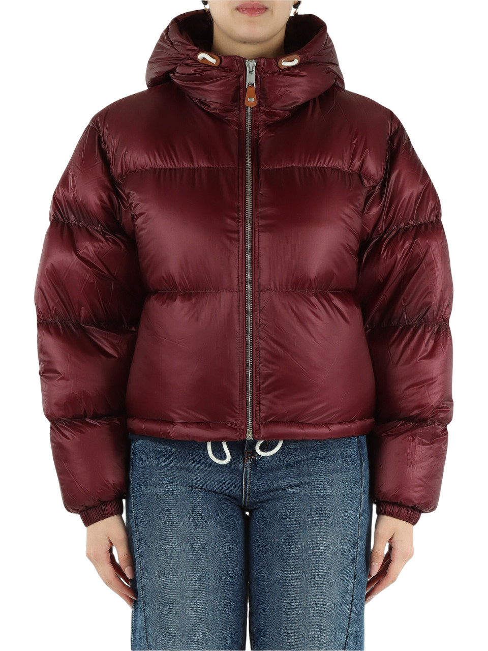 MERLOT | Piumino corto con cappuccio
