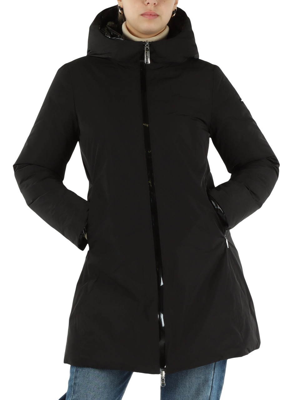 NERO | Giubbotto reversibile con cappuccio FD W062