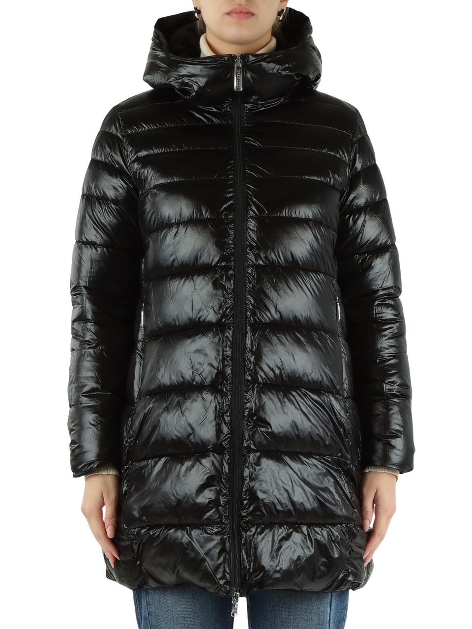 NERO | Giubbotto reversibile con cappuccio FD W062