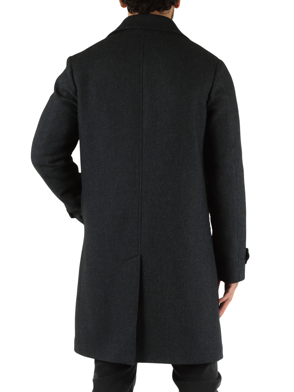 GRIGIO SCURO | Cappotto Sportswear Drop 7R in misto lana vergine e cashmere