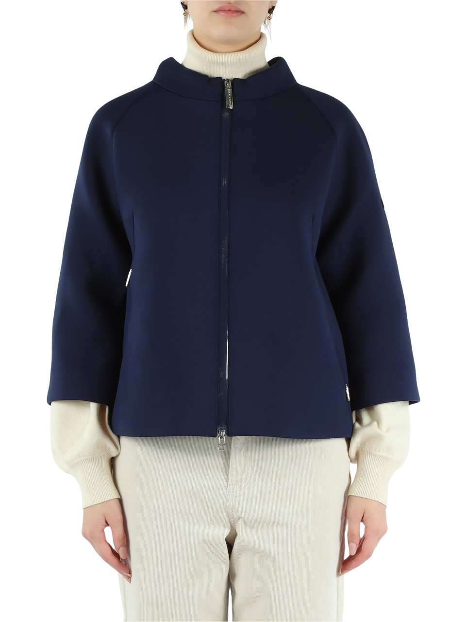 BLU | Giacca FD W053 con cappuccio e manicotti rimovibili