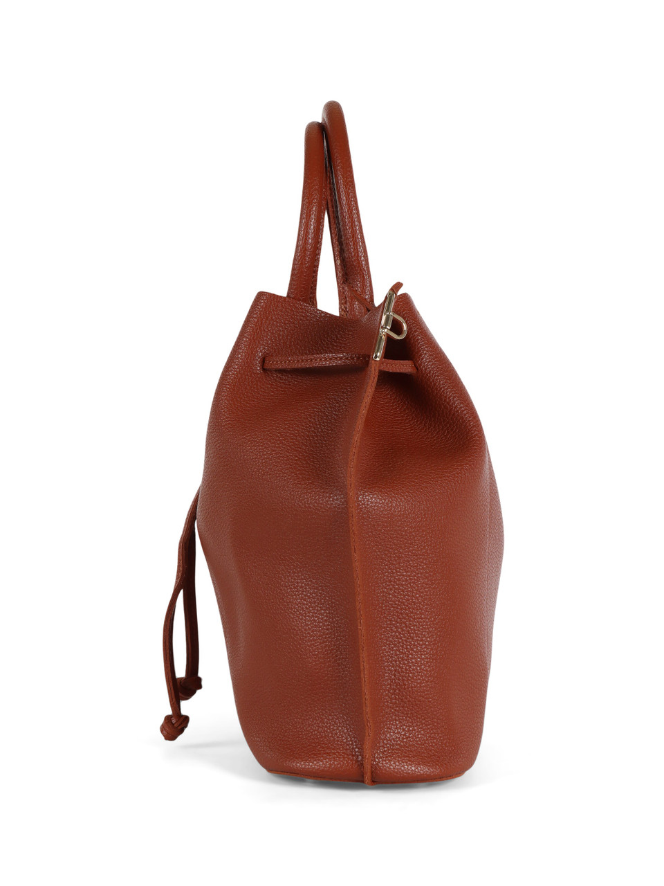 CUOIO | Borsa a secchiello effetto martellato SOUL