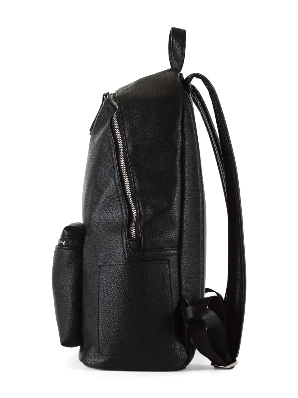 NERO | Zaino effetto martellato con logo impresso