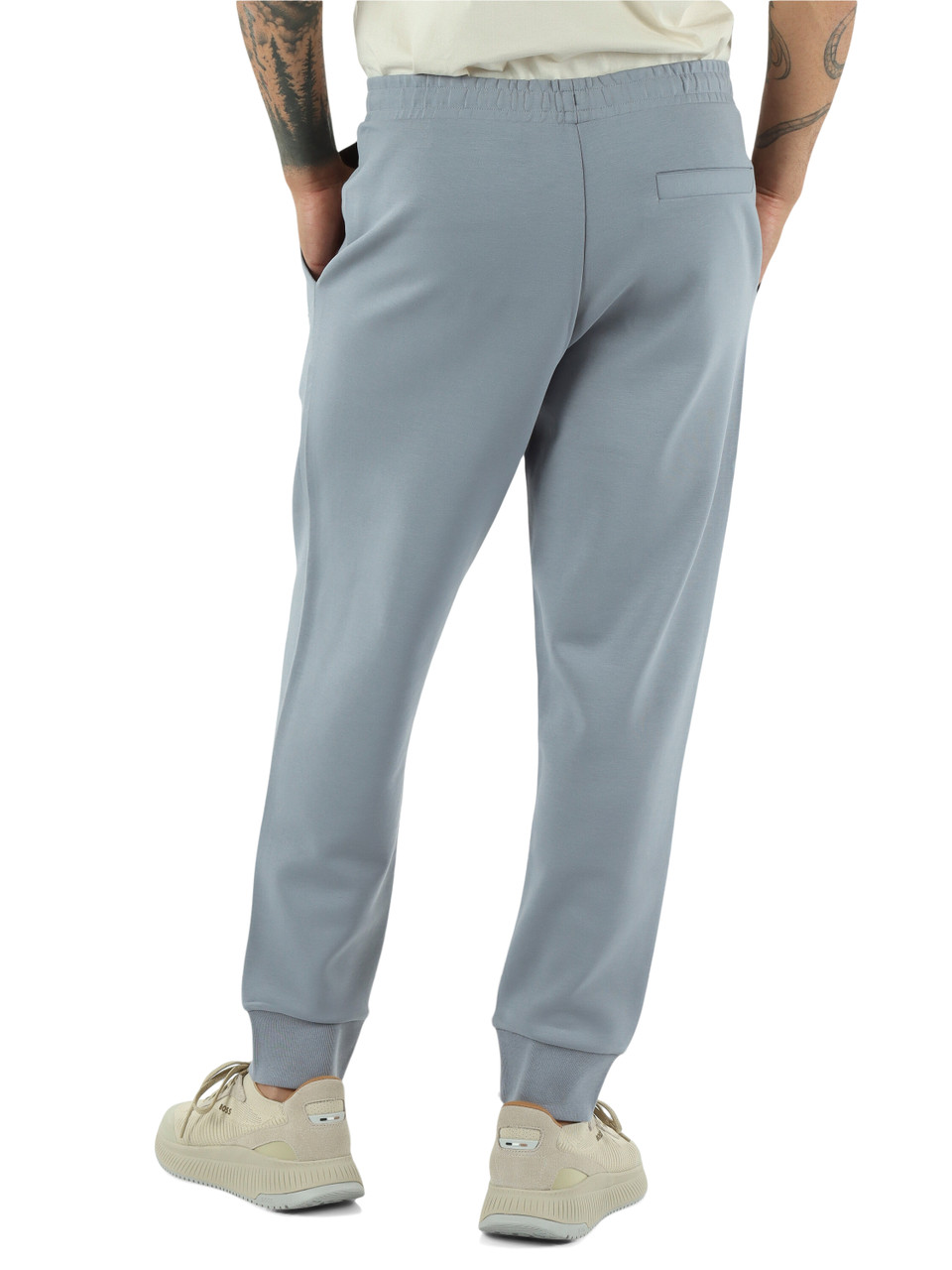 CARTA DA ZUCCHERO | Pantaloni sportivi in cotone stretch con scritta logo a rilievo