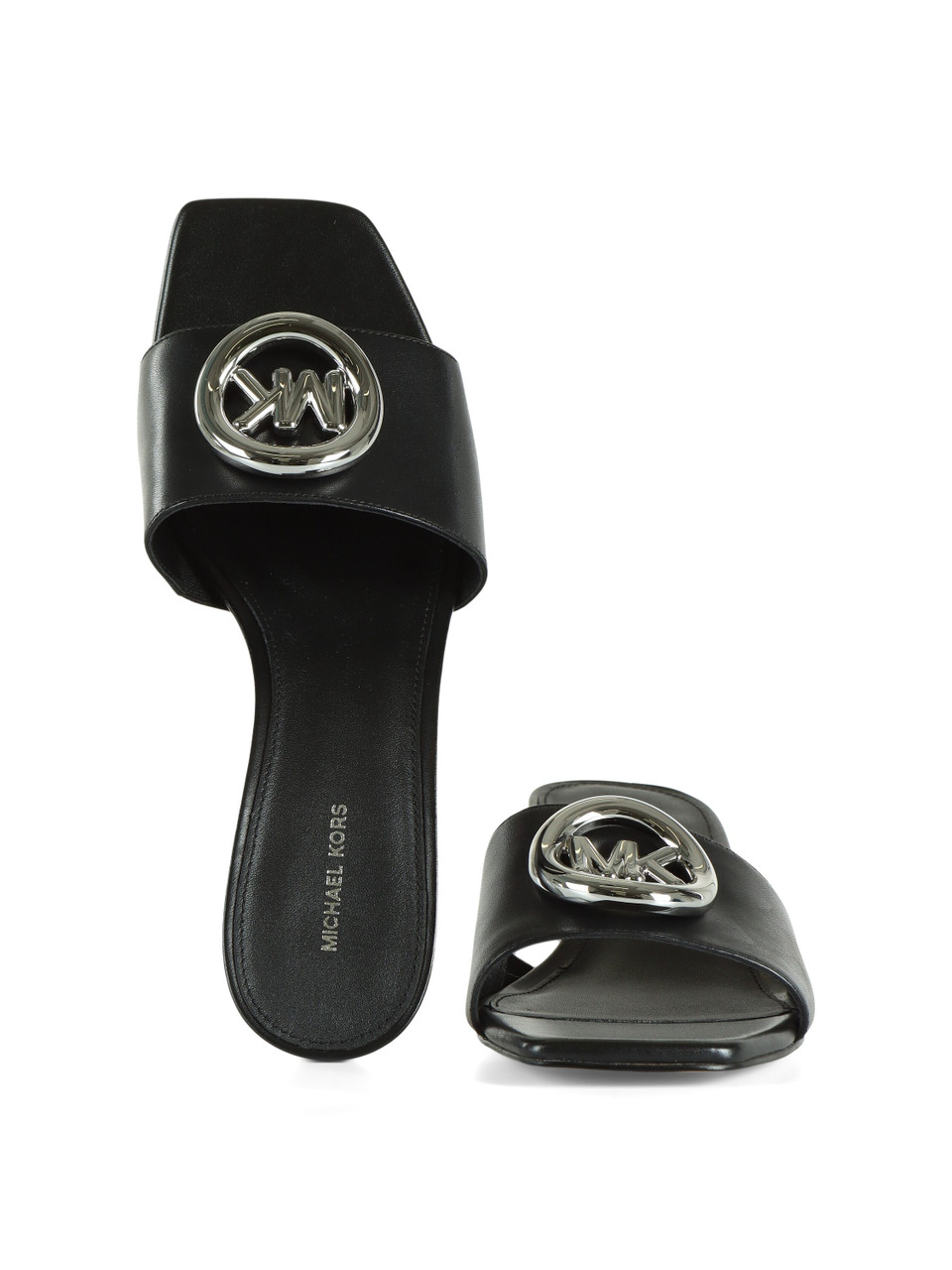 NERO | Sandali in pelle MILAN MULE