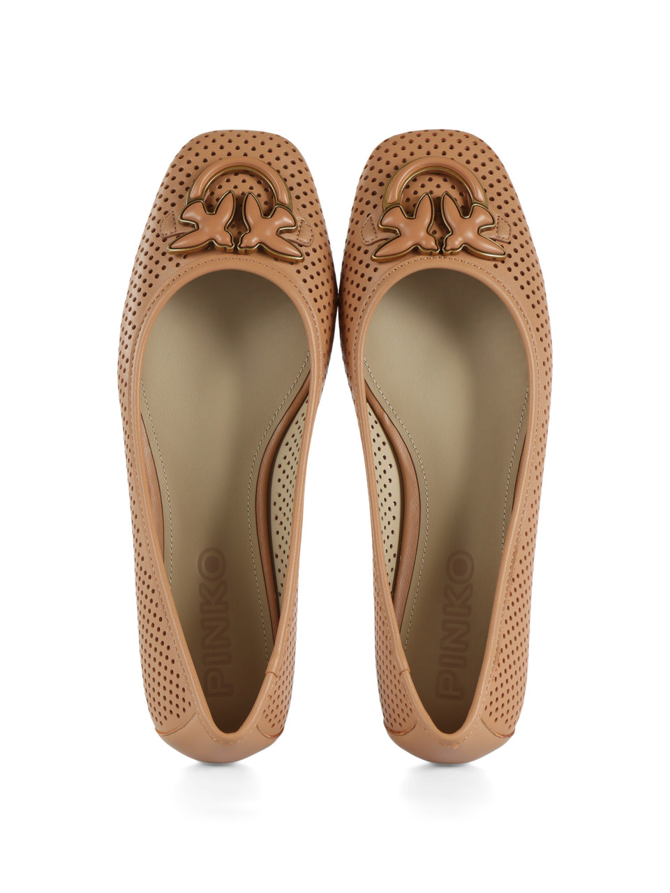 CAMMELLO | Ballerine in pelle traforata MAX 11