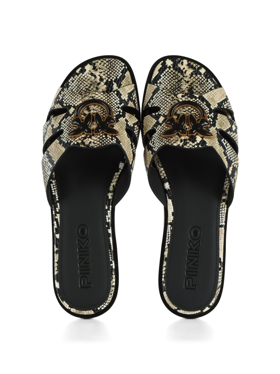 NERO | Ciabattine in pelle MILLY 04