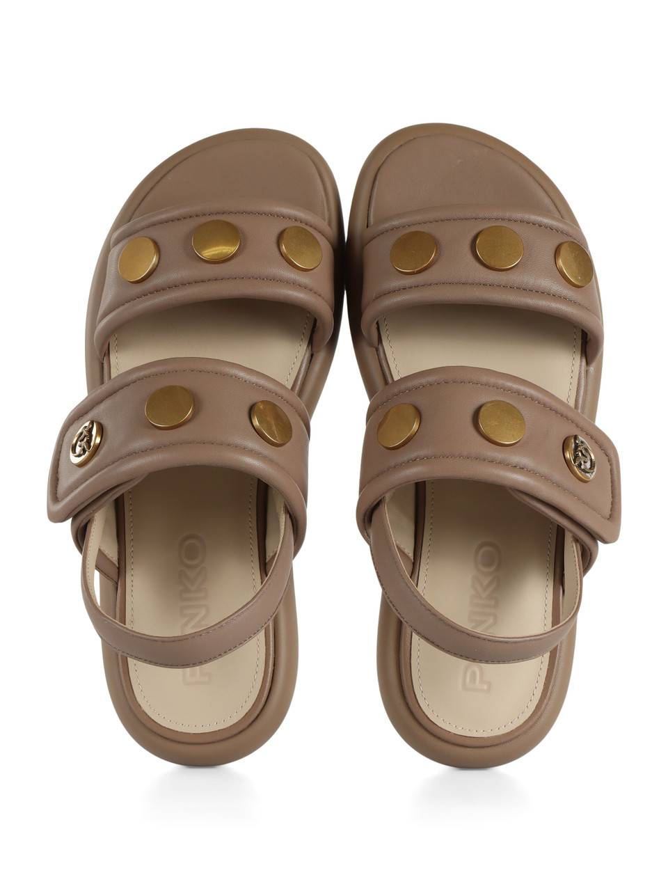 MARRONE CHIARO | Sandali in nappa FIONA 01