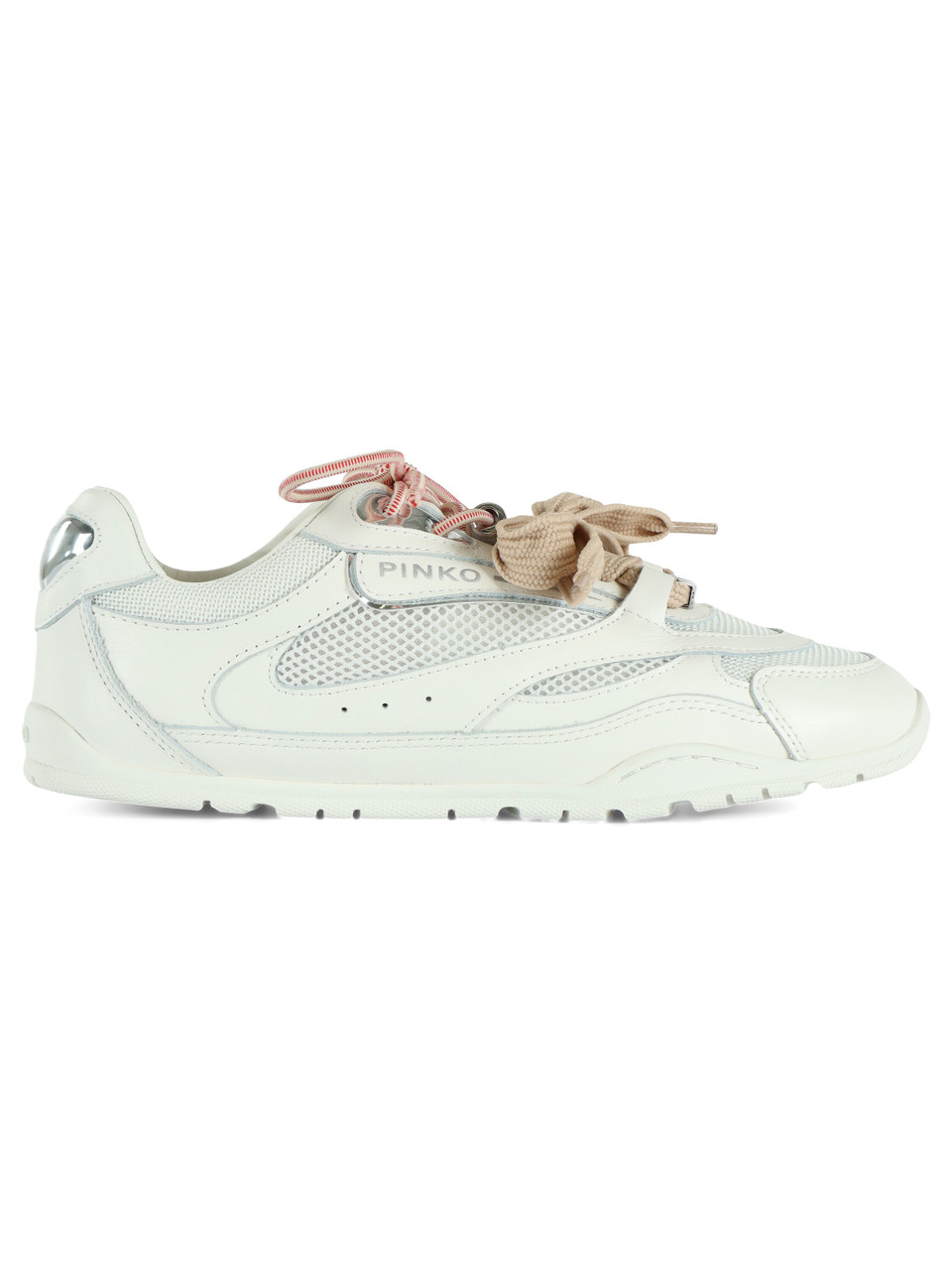 BIANCO | Sneakers in pelle e tessuto YULIA 01