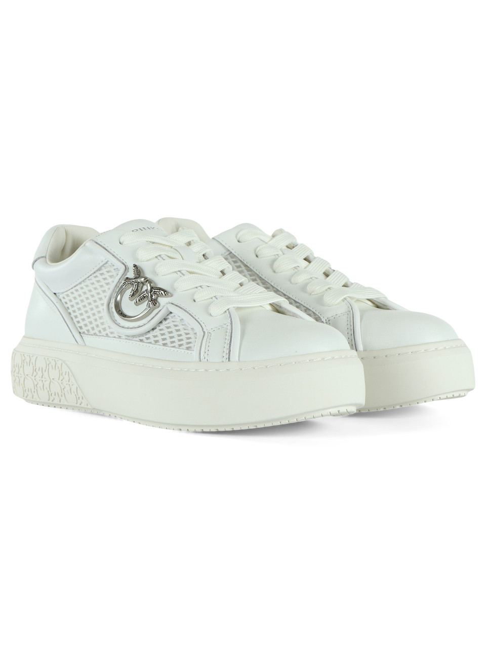 BIANCO | Sneakers in pelle e tessuto YOKO 33